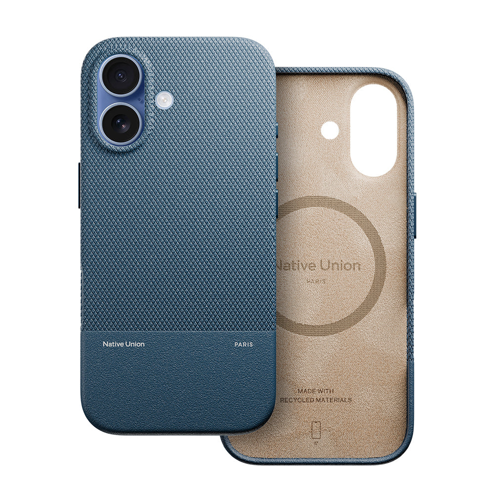 Apple iPhone 17 Kılıf M-safe Şarj Özellikli Deri Dokulu Native Union RE Classic Serisi Kapak