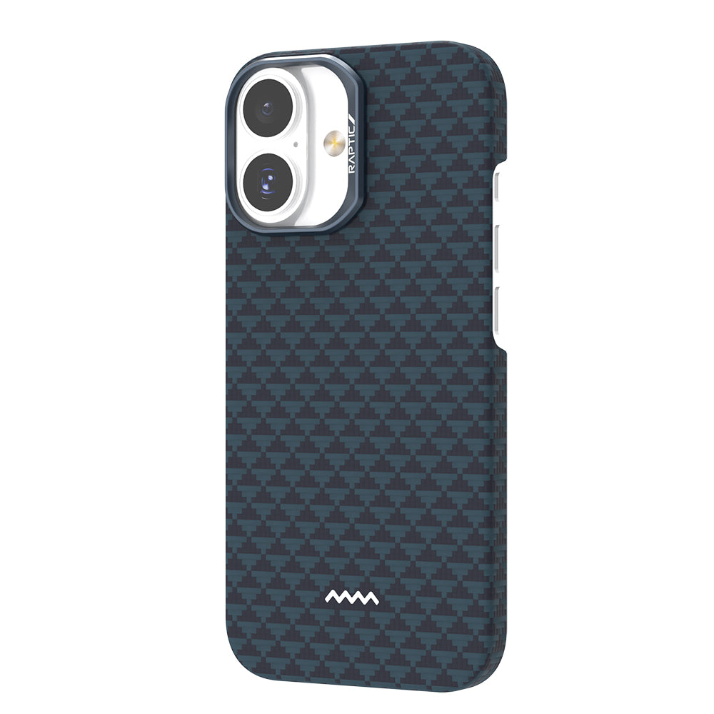 Apple iPhone 17 Kılıf M-safe Şarj Özellikli Raptic Aramid Skin Origin Serisi Kapak Kırmızı