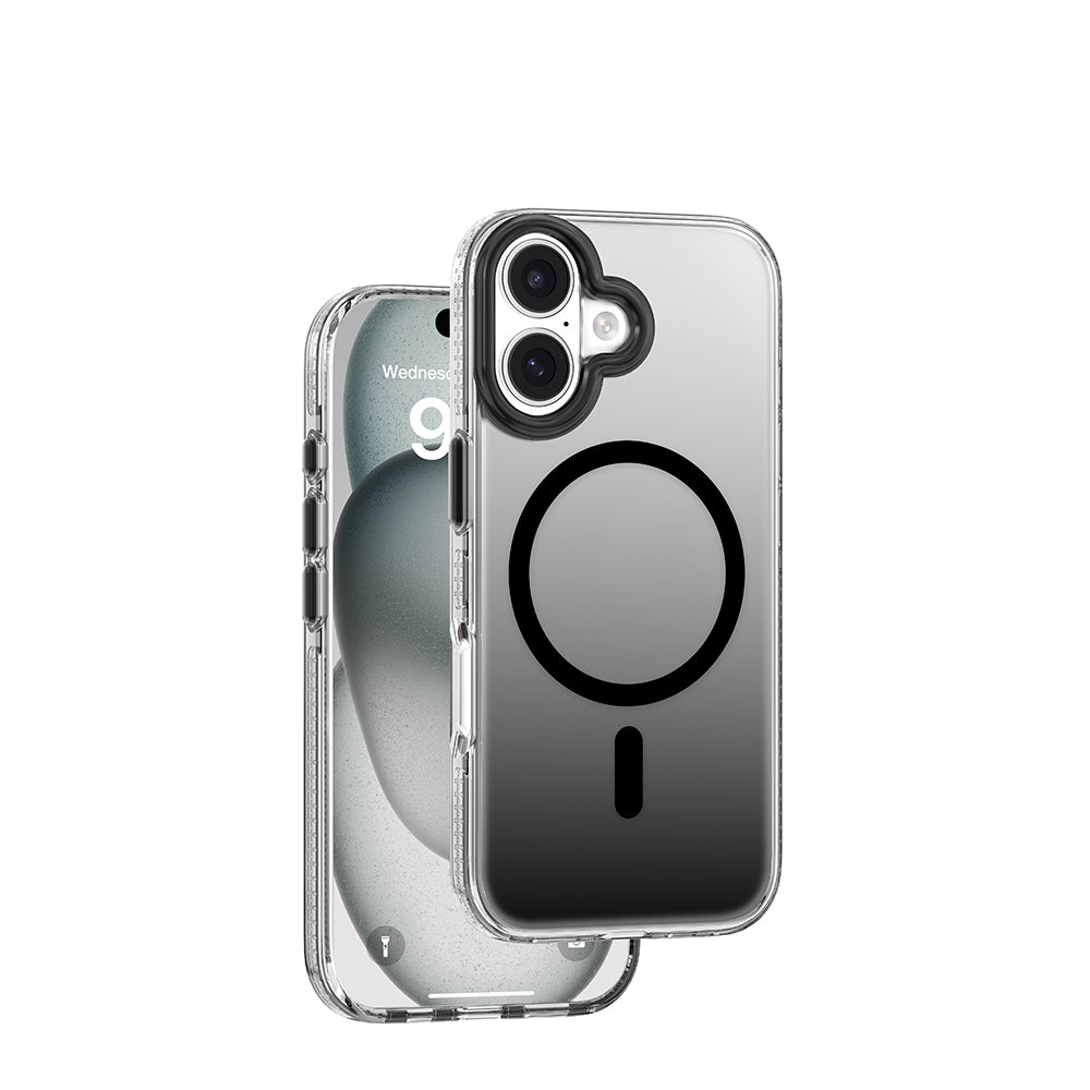 Apple iPhone 17 Kılıf M-safe Şarj Özellikli Sararmaya Karşı Dayanıklı Mutural Icesense Serisi Kapak Açık Yeşil