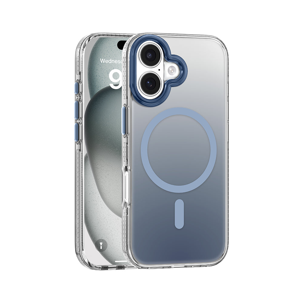 Apple iPhone 17 Kılıf M-safe Şarj Özellikli Sararmaya Karşı Dayanıklı Mutural Icesense Serisi Kapak Siyah