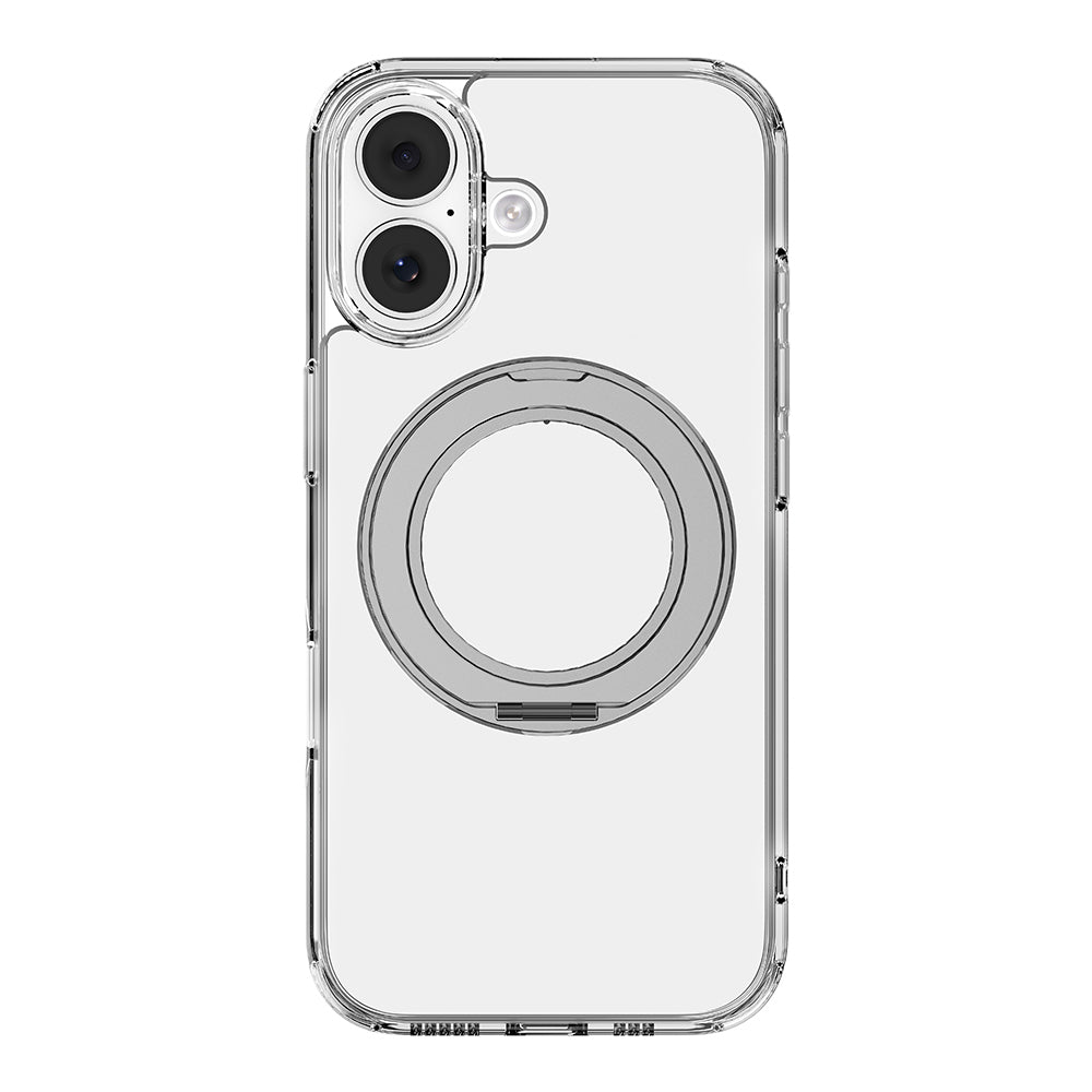 Apple iPhone 17 Kılıf M-safe Şarj Özellikli Standlı Airbag Tasarımlı Mutural Fresh Serisi Kapak Şeffaf