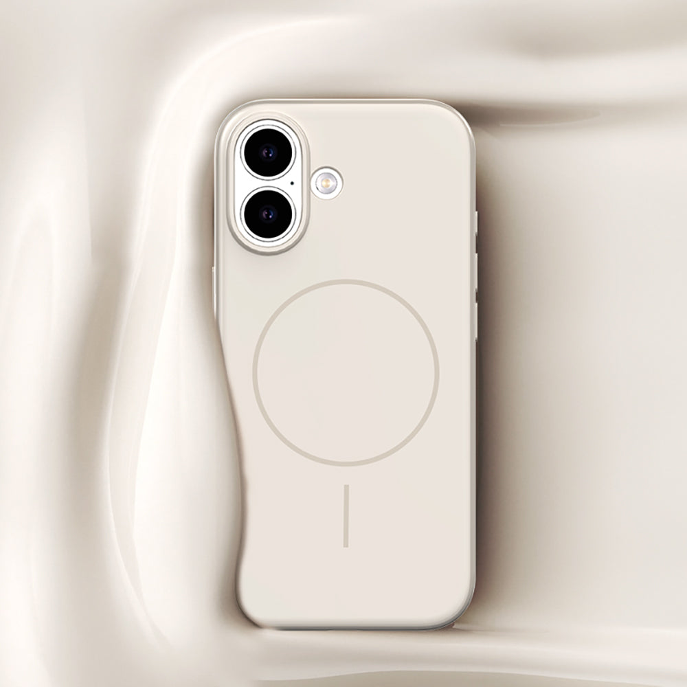 Apple iPhone 17 Kılıf M-safe Şarj Özellikli Wlons Liza Kapak Turuncu