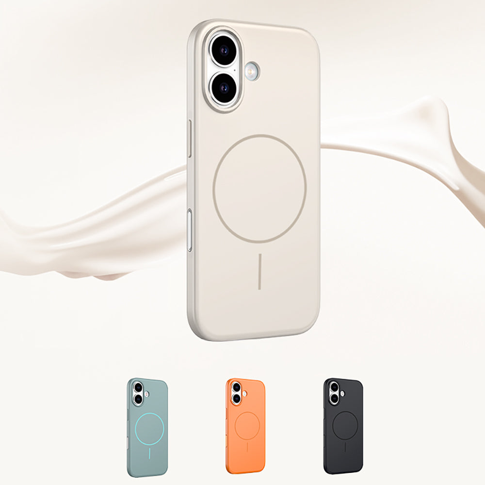 Apple iPhone 17 Kılıf M-safe Şarj Özellikli Wlons Liza Kapak Siyah