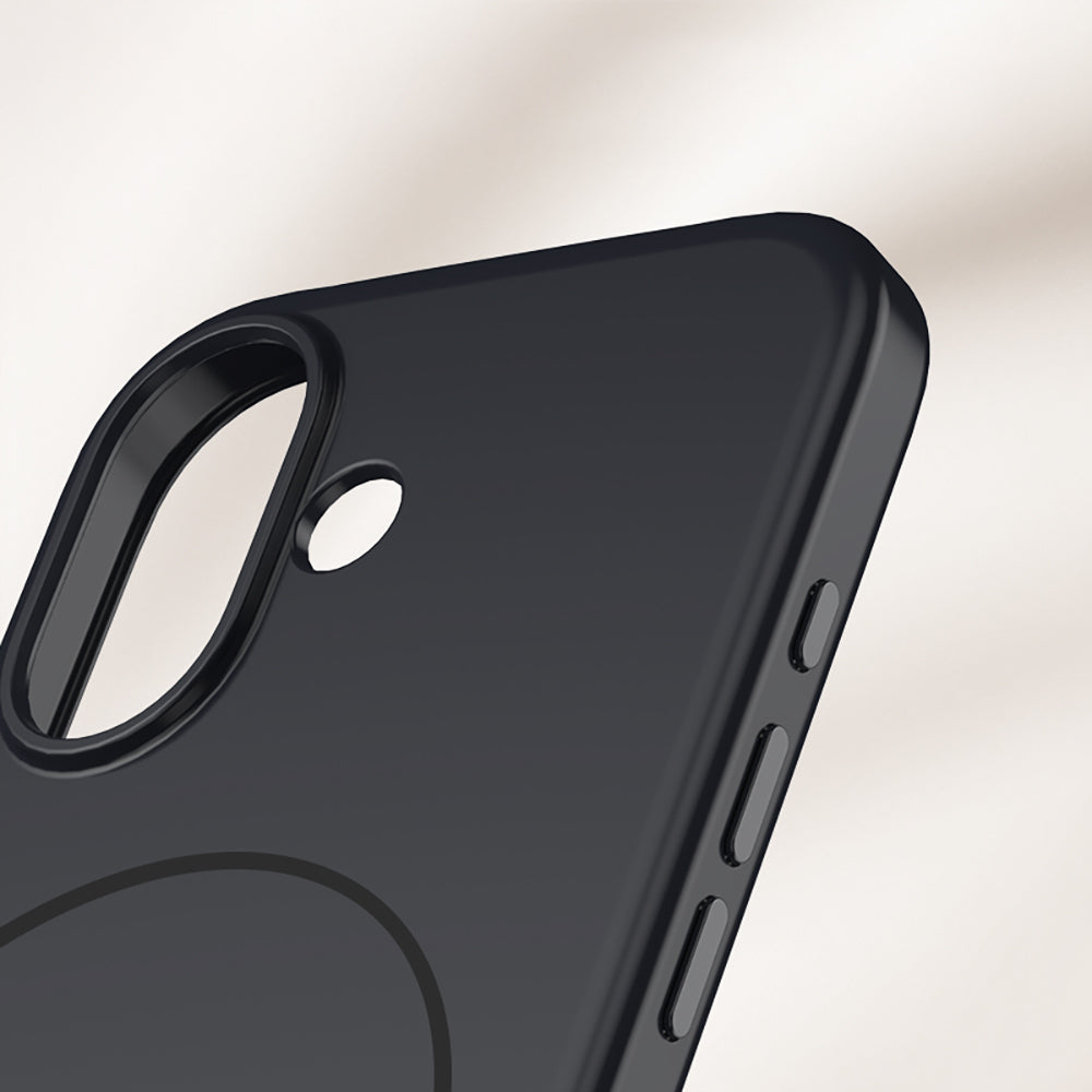 Apple iPhone 17 Kılıf M-safe Şarj Özellikli Wlons Liza Kapak Beyaz