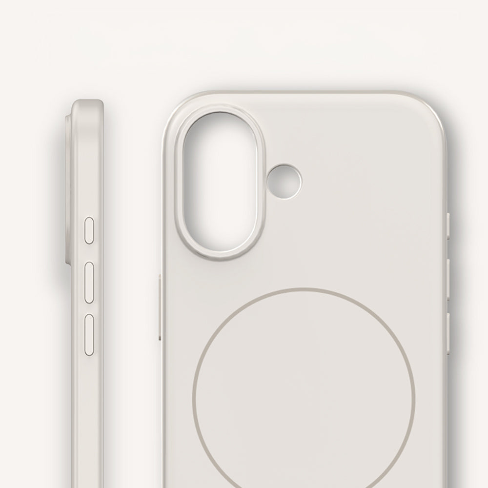 Apple iPhone 17 Kılıf M-safe Şarj Özellikli Wlons Liza Kapak Turuncu