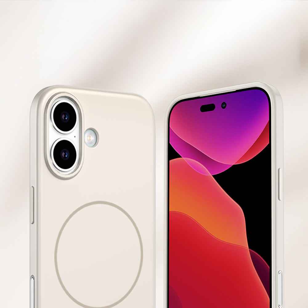 Apple iPhone 17 Kılıf M-safe Şarj Özellikli Wlons Liza Kapak Siyah