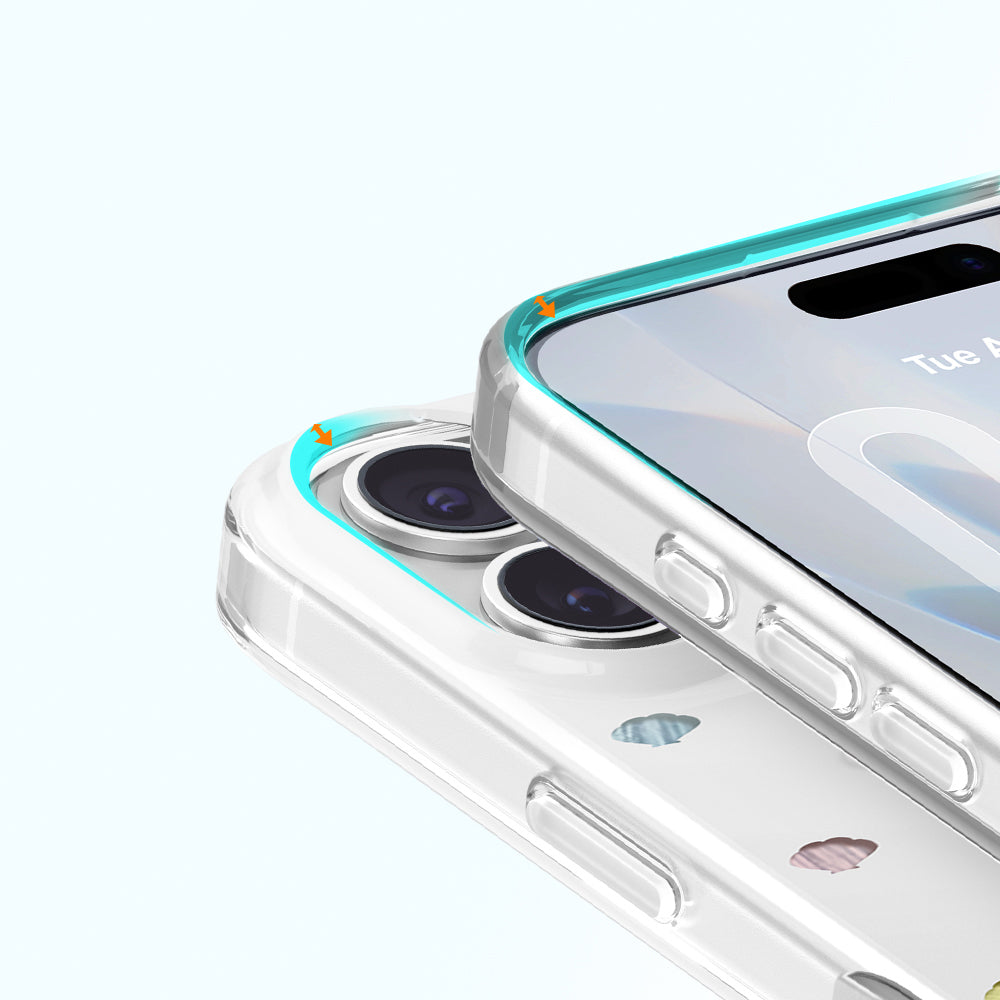 Apple iPhone 17 Kılıf M-Safe Şarj Özellikli Zore Paris Axen Sert PC Kapak