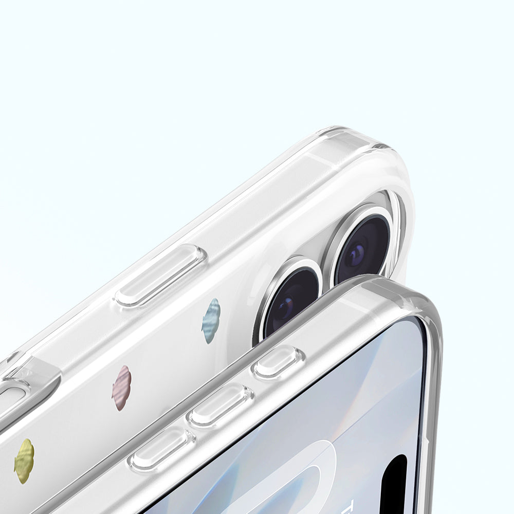 Apple iPhone 17 Kılıf M-Safe Şarj Özellikli Zore Paris Axen Sert PC Kapak