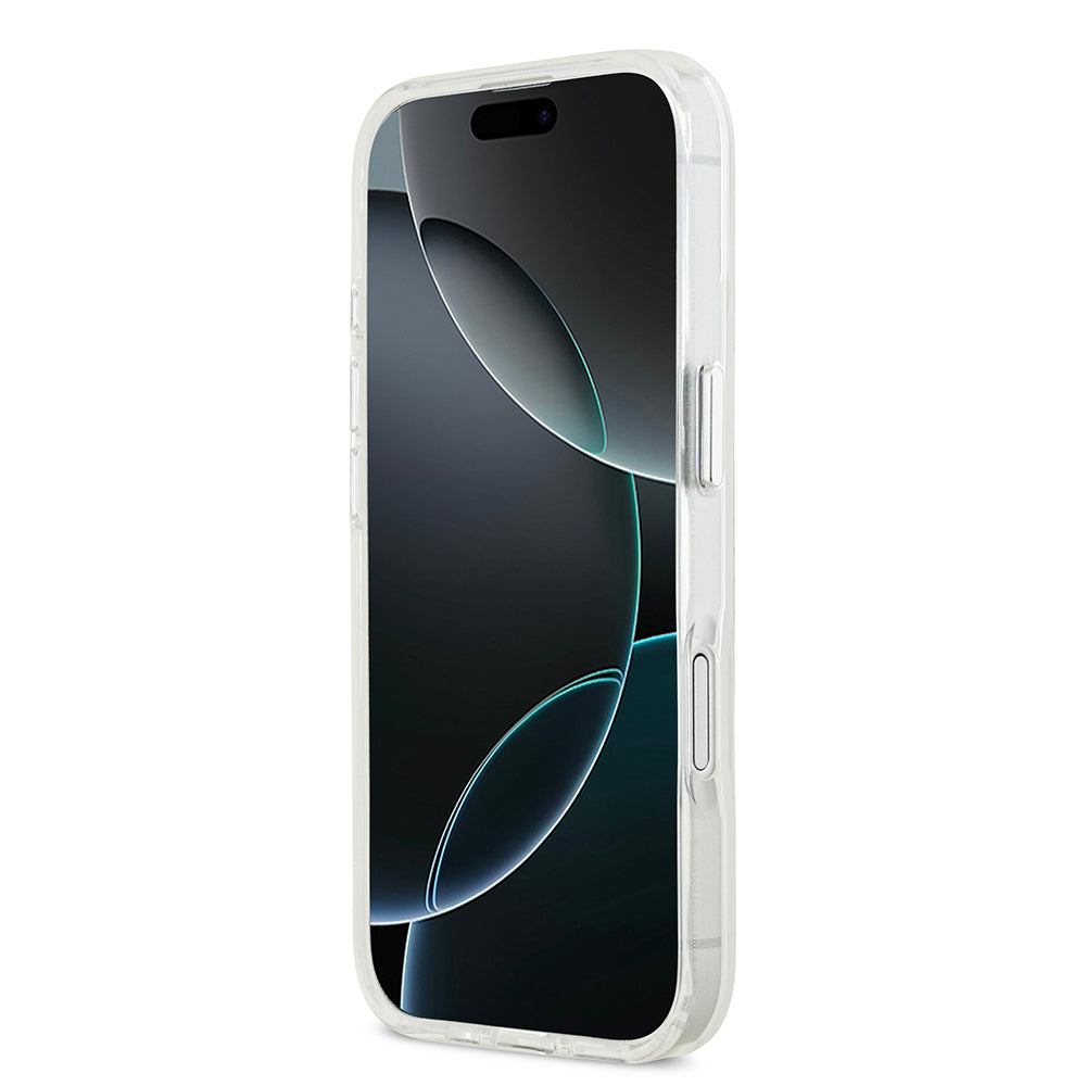 Apple iPhone 17 Kılıf Mercedes Benz Orjinal Lisanslı M-safe Şarj Özellikli Buzlu PC Nostaljik Yıldız Dizayn Kapak Siyah