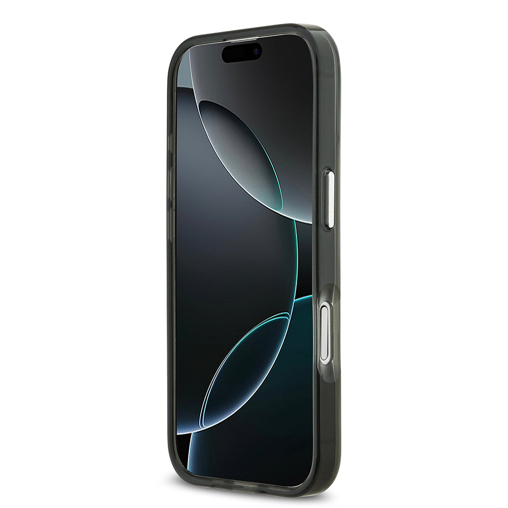 Apple iPhone 17 Kılıf Mercedes Benz Orjinal Lisanslı M-safe Şarj Özellikli Çift Katmanlı PC Nostaljik Yıldız Dizayn Kapak Siyah