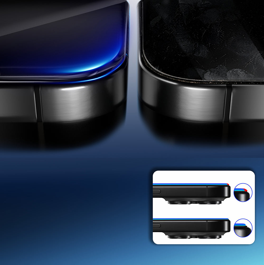 Apple iPhone 17 Mohseven Pure Safir Coating HD 3D Glue Temperli Cam Ekran Koruyucu