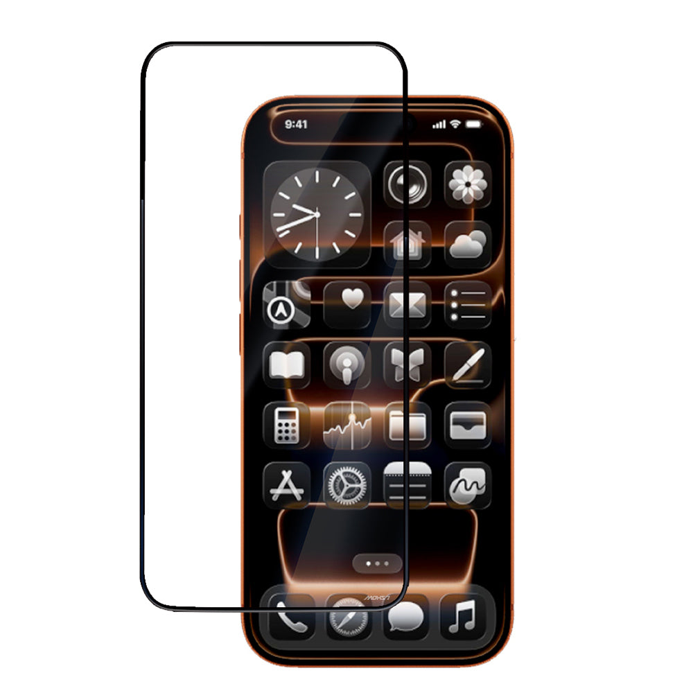 Apple iPhone 17 Mohseven Safir Coating HD 3D Glue Temperli Cam Ekran Koruyucu