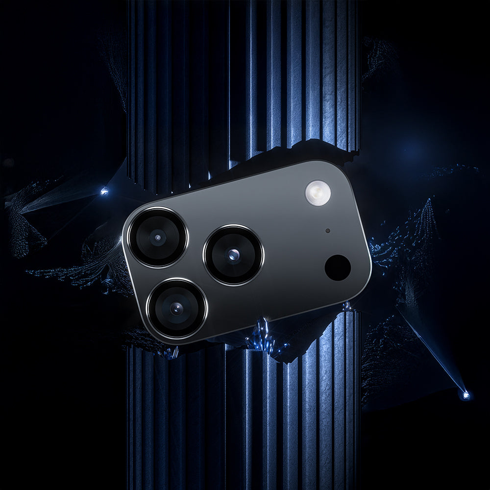 Apple iPhone 17 Pro Benks DR Safir Kamera Lens Koruyucu Turuncu