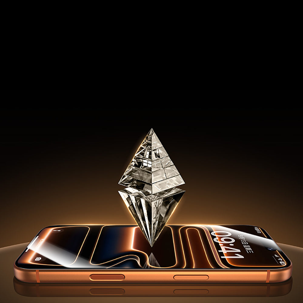 Apple iPhone 17 Pro Benks Glass Warrior 2.0 AR-EZFita Cam Ekran Koruyucu + Kolay Uygulama Aparatı Şeffaf