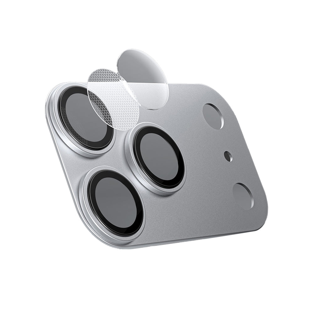 Apple iPhone 17 Pro Benks Glass Warrior Anti Reflective Metal Kamera Lens Koruyucu Turuncu