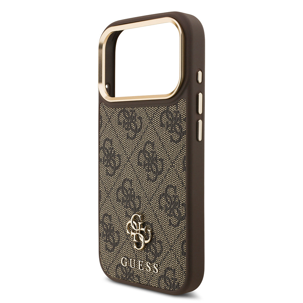 Apple iPhone 17 Pro Guess Orjinal Lisanslı 4G ve Yazı Logolu Kılıf + Ekran Koruyucu + Lens Koruyucu 3in1 Aksesuar Seti Siyah