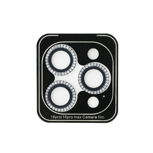 Apple iPhone 17 Pro Guess Orjinal Lisanslı Rhinestone Taşlı Lens Koruyucu
