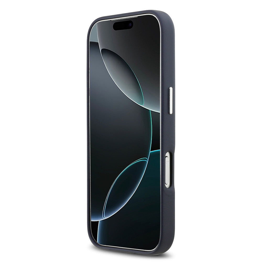 Apple iPhone 17 Pro Kılıf BMW Orjinal Lisanslı M-safe Şarj Özellikli Metal Logolu Tam Kaplama Deri Kapak Kırmızı