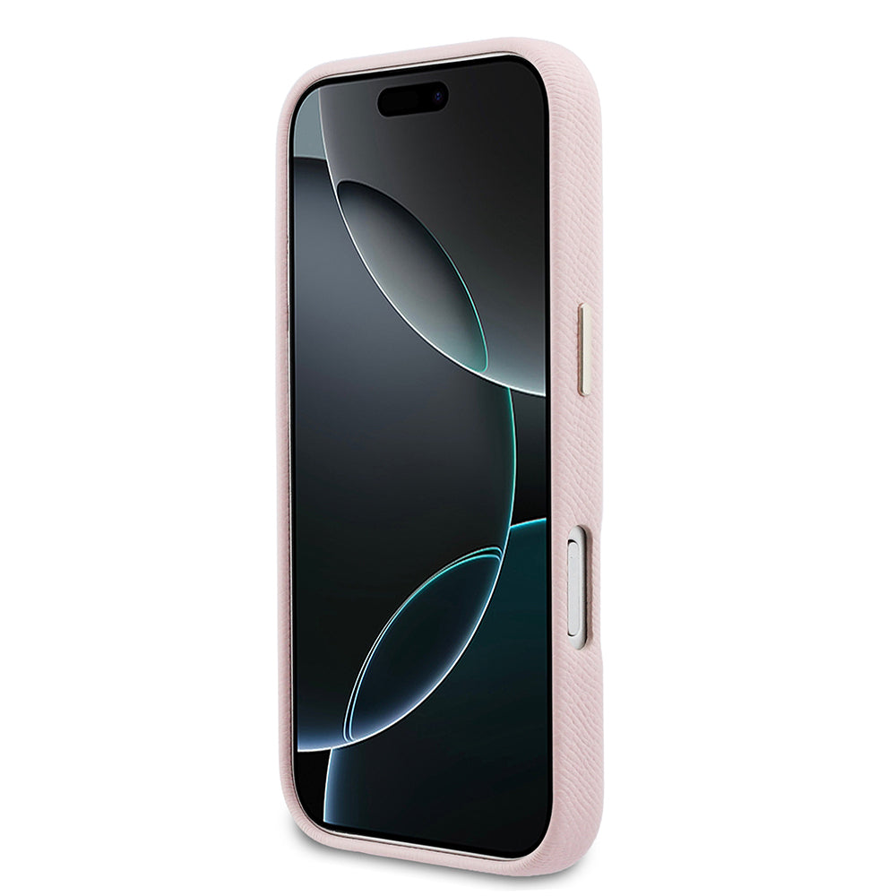 Apple iPhone 17 Pro Kılıf Guess Orjinal Lisanslı 4G Büyük Metal Kamera Çerçeveli PU Deri Resin Kapak