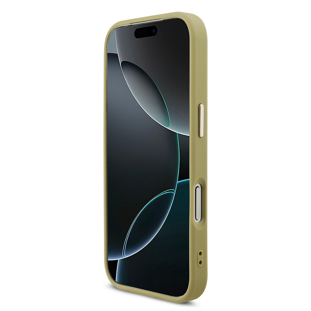 Apple iPhone 17 Pro Kılıf Guess Orjinal Lisanslı 4G Büyük Metal Kamera Çerçeveli ve Logolu Glitter Kapak Siyah