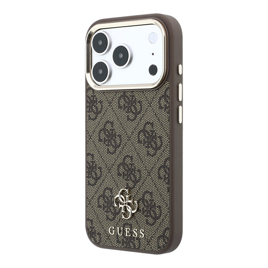 Apple iPhone 17 Pro Kılıf Guess Orjinal Lisanslı M-safe Şarj Özellikli Small 4G Classic Logolu Kapak