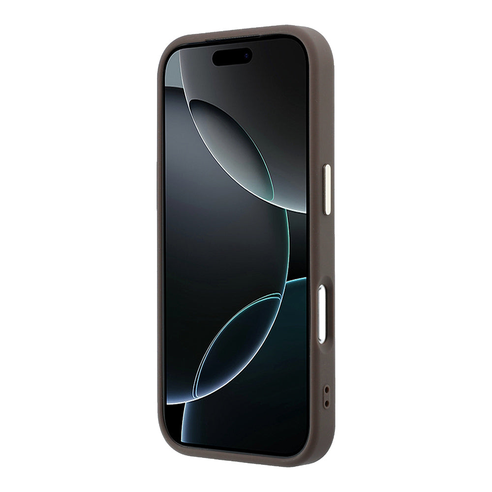 Apple iPhone 17 Pro Kılıf Guess Orjinal Lisanslı M-safe Şarj Özellikli Small 4G Classic Logolu Kapak