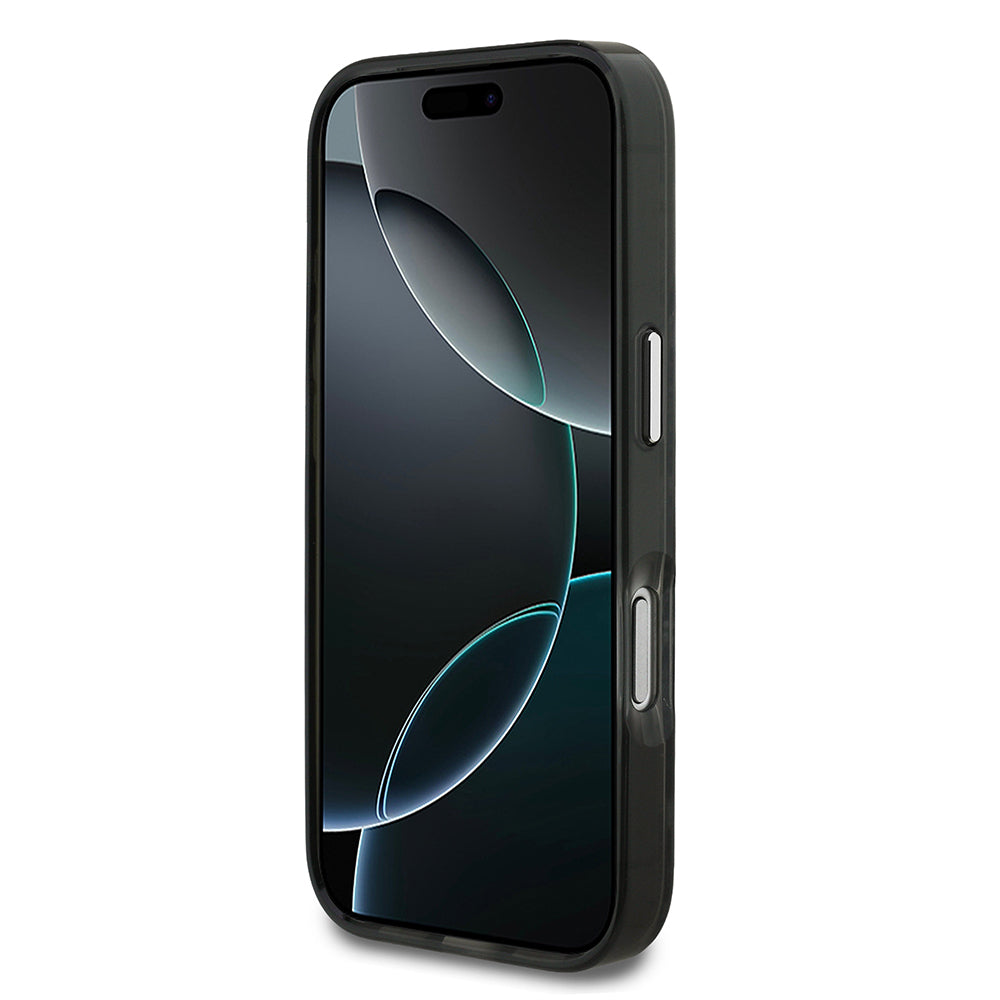 Apple iPhone 17 Pro Kılıf Karl Lagerfeld Orjinal Lisanslı M-safe Şarj Özellikli IML Leopar Baskılı Kapak Kahverengi