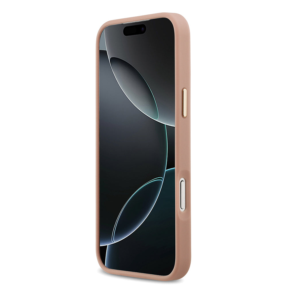 Apple iPhone 17 Pro Kılıf Lacoste Orjinal Lisanslı M-safe Şarj Özellikli Champs Elysees PU Deri Tasarımlı Kapak