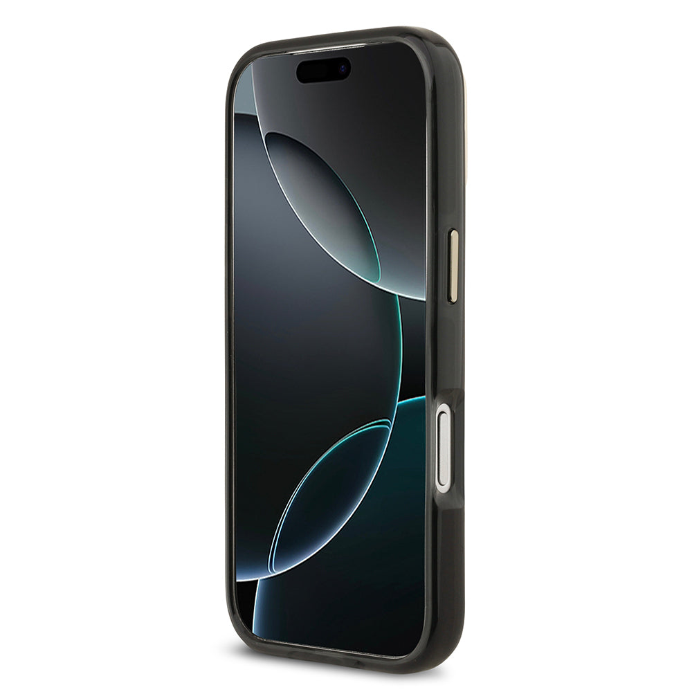 Apple iPhone 17 Pro Kılıf Lacoste Orjinal Lisanslı M-safe Şarj Özellikli Gold Timsah Logolu Buzlu Kapak Yeşil