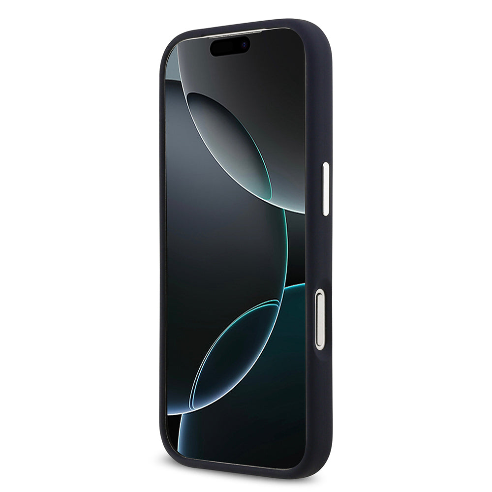 Apple iPhone 17 Pro Kılıf Lacoste Orjinal Lisanslı M-safe Şarj Özellikli İkonik Logolu Metal Kamera Çerçeveli Silikon Kapak Kırmızı