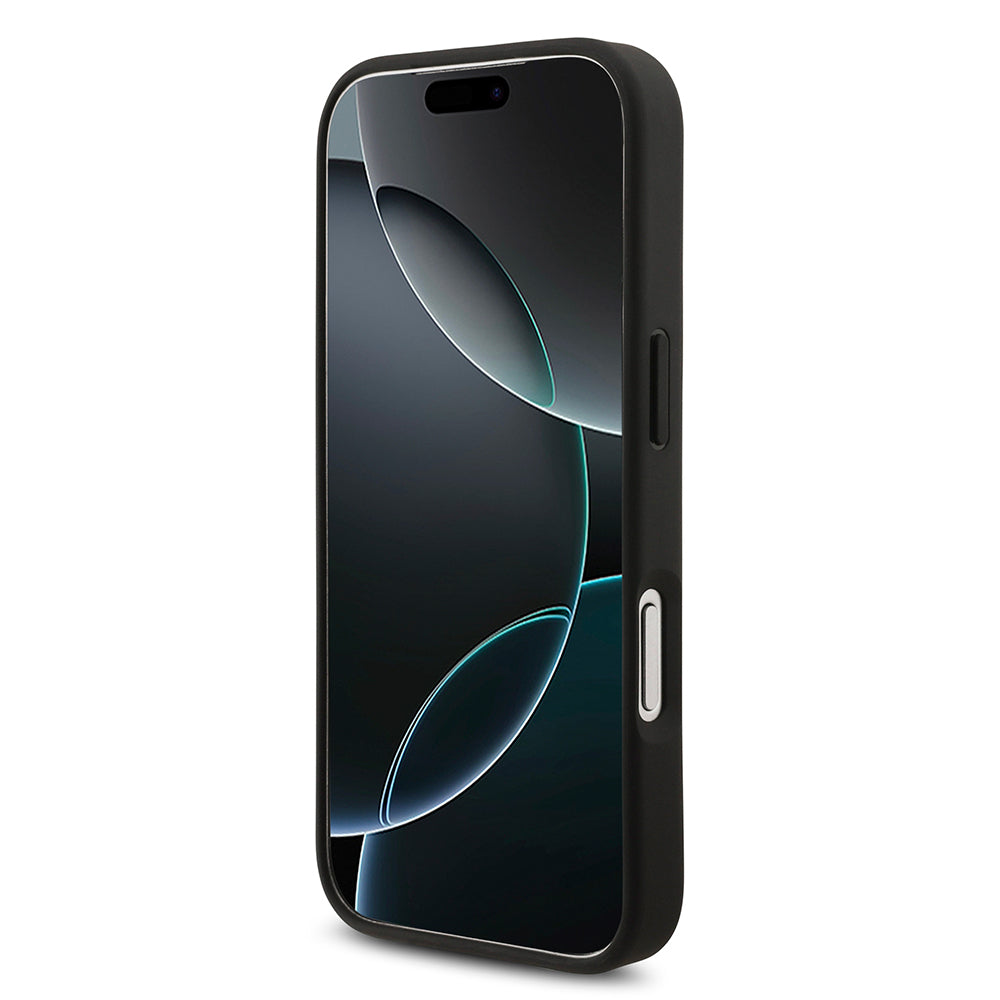 Apple iPhone 17 Pro Kılıf Lacoste Orjinal Lisanslı M-safe Şarj Özellikli PU Deri Tasarımlı Karışık Monogram Desenli Kapak  Bej