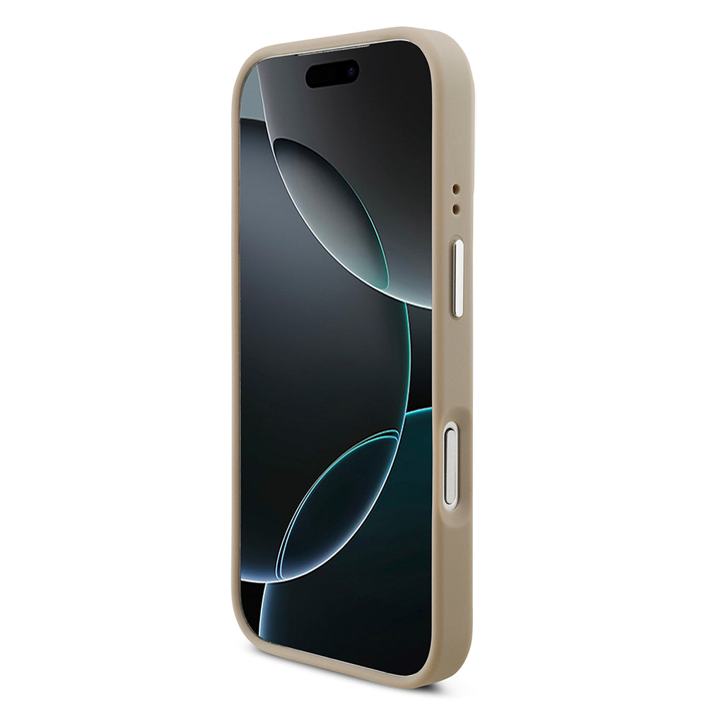 Apple iPhone 17 Pro Kılıf Lacoste Orjinal Lisanslı M-safe Şarj Özellikli PU Pike Desenli Standlı Metal Logolu Kapak Yeşil