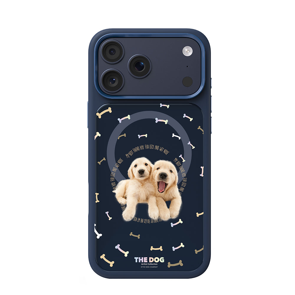 Apple iPhone 17 Pro Kılıf M-safe Şarj Özellikli 3D Baskılı Tasarım Mutural The Dog Serisi Kapak
