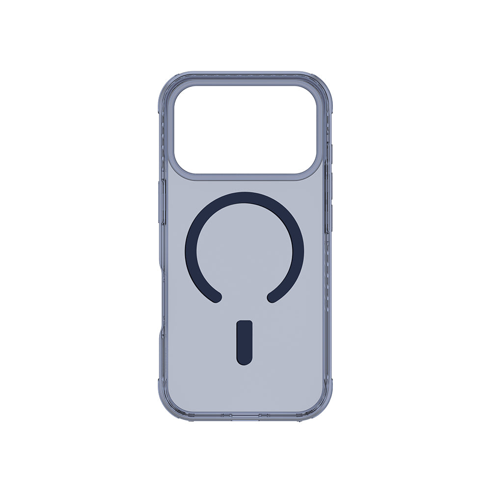 Apple iPhone 17 Pro Kılıf M-Safe Şarj Özellikli Airbag Tasarımlı AmazingThing Titan Pro Serisi Kapak Mavi