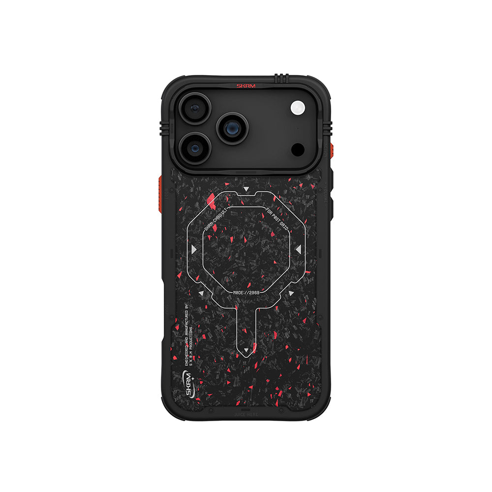 Apple iPhone 17 Pro Kılıf M-safe Şarj Özellikli Airbag Tasarımlı Skinarma Vektor Kapak