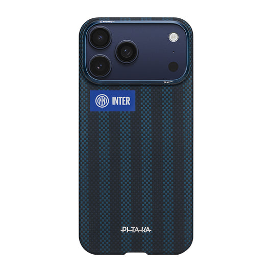 Apple iPhone 17 Pro Kılıf M-safe Şarj Özellikli Aramid Karbon Fiber Pitaka İnternazionale Milano Serisi Kapak