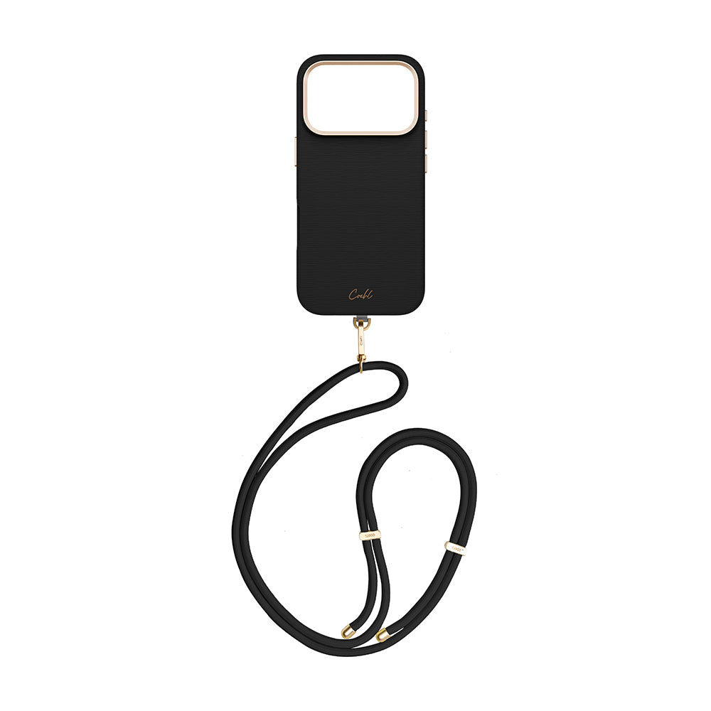 Apple iPhone 17 Pro Kılıf M-safe Şarj Özellikli Askı İpli Coehl Mirelle Kapak Yeşil