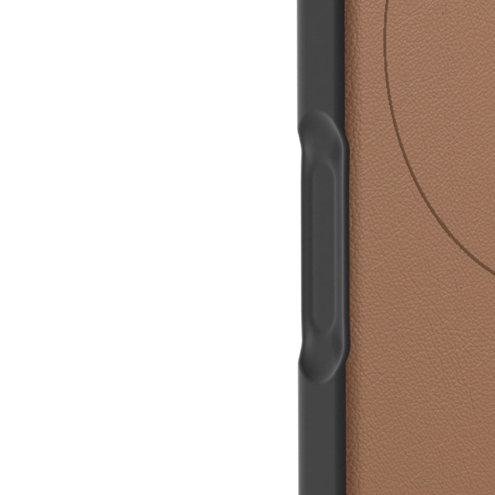 Apple iPhone 17 Pro Kılıf M-safe Şarj Özellikli Basit Mat Deri Desenli Youngkit Tech Fashion Serisi Kapak Siyah