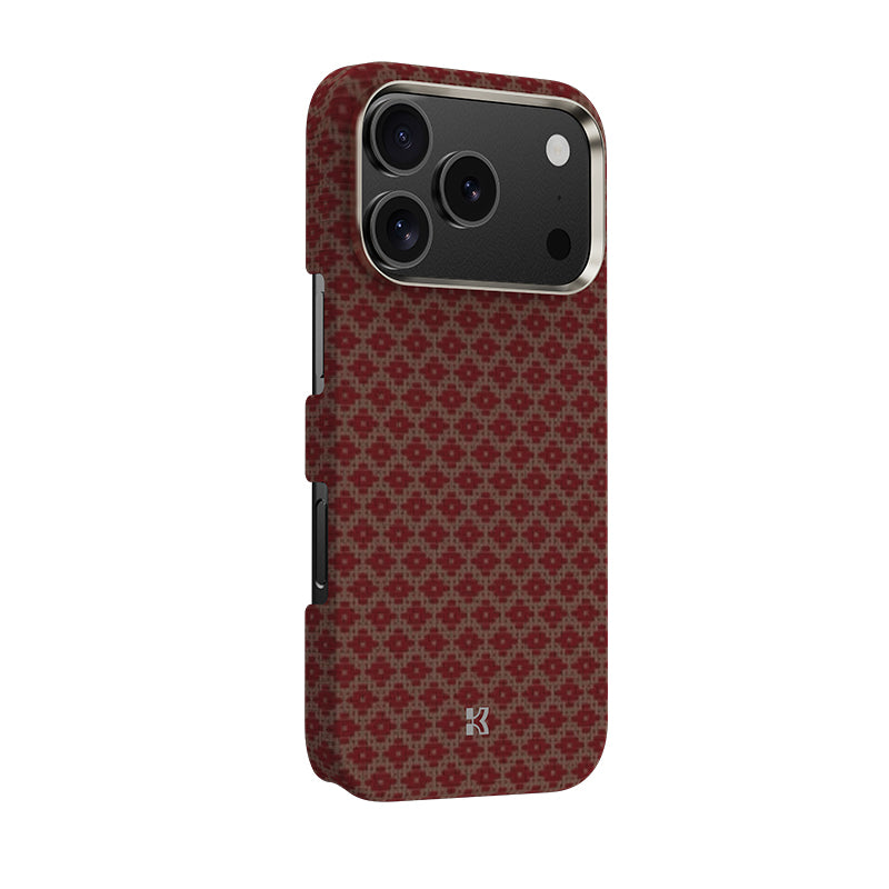 Apple iPhone 17 Pro Kılıf M-Safe Şarj Özellikli Benks ArmorAir ArmorGrid Serisi Kevlar Kapak Mavi