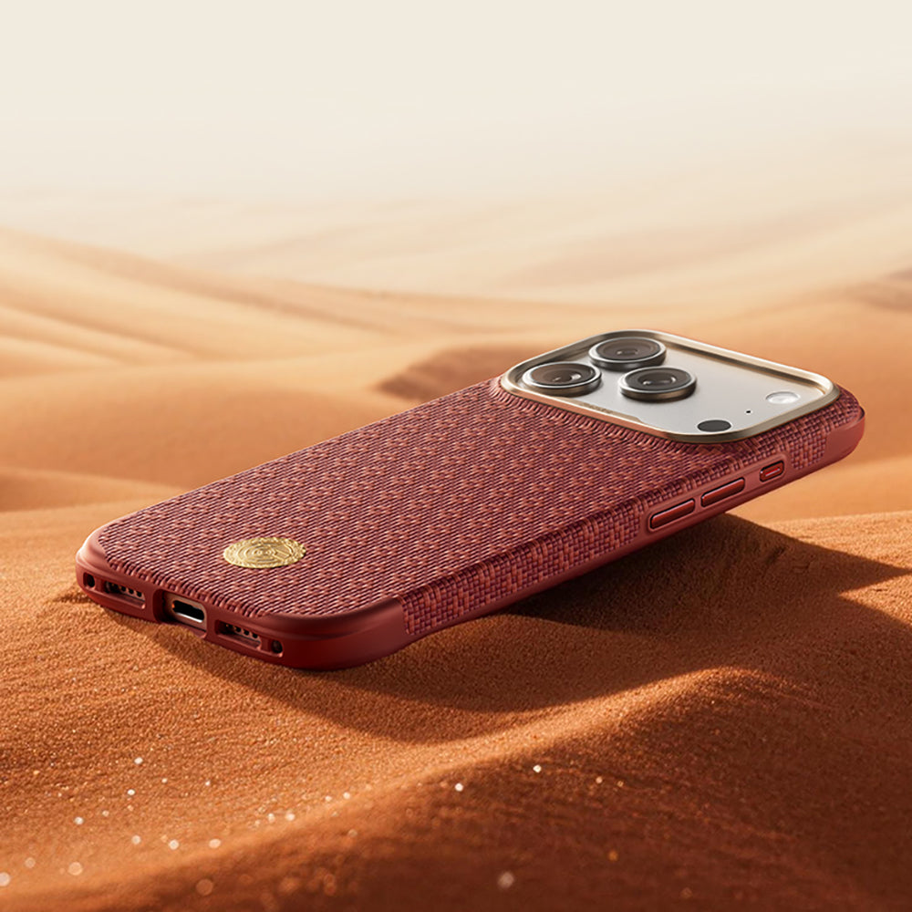 Apple iPhone 17 Pro Kılıf M-Safe Şarj Özellikli Benks ArmorPro ArmorEdge X9 Serisi Kevlar Karbon Kapak