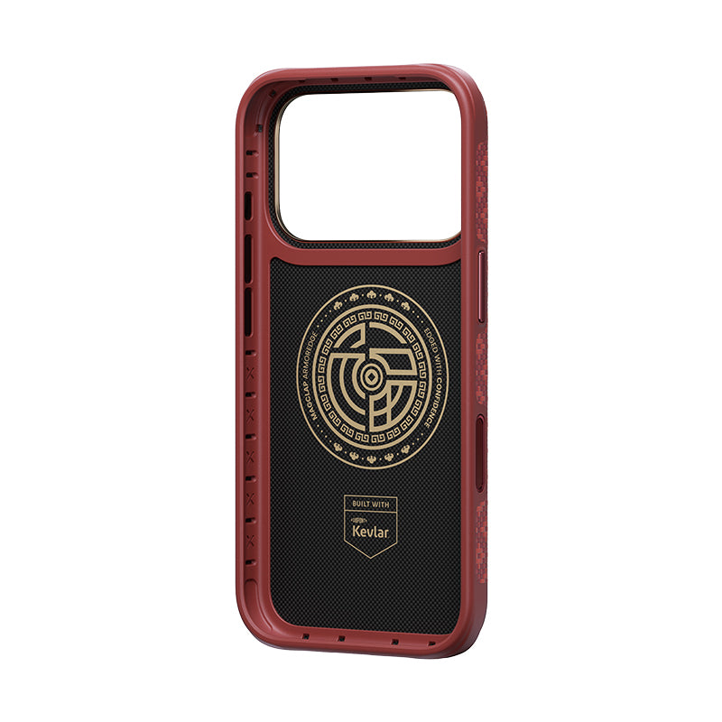 Apple iPhone 17 Pro Kılıf M-Safe Şarj Özellikli Benks ArmorPro ArmorEdge X9 Serisi Kevlar Karbon Kapak