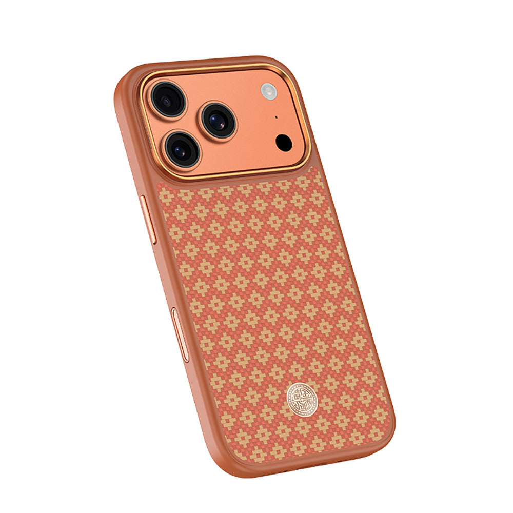 Apple iPhone 17 Pro Kılıf M-Safe Şarj Özellikli Benks ArmorPro ArmorGrid Serisi Kevlar Kapak