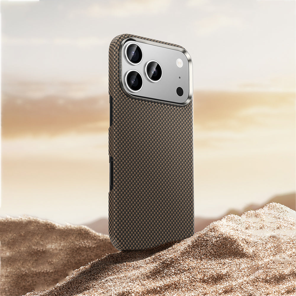 Apple iPhone 17 Pro Kılıf M-safe Şarj Özellikli Benks Yeni Seri ArmorTint ArmorAir Kevlar Kapak Mavi