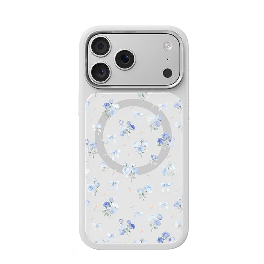 Apple iPhone 17 Pro Kılıf M-safe Şarj Özellikli Çiçek Tasarımlı Mutural Flower Serisi Kapak