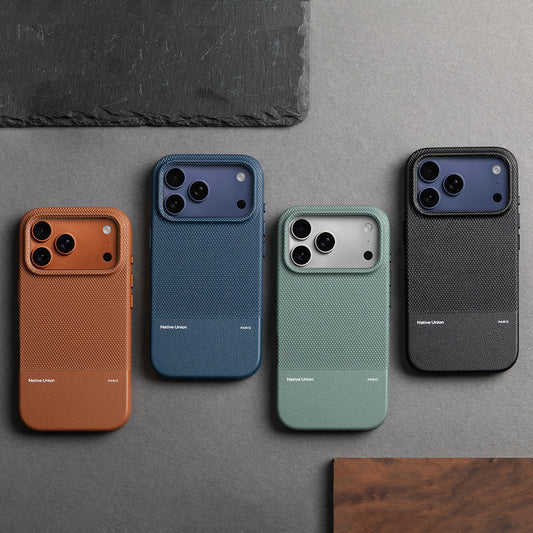 Apple iPhone 17 Pro Kılıf M-safe Şarj Özellikli Deri Dokulu Native Union RE Classic Serisi Kapak