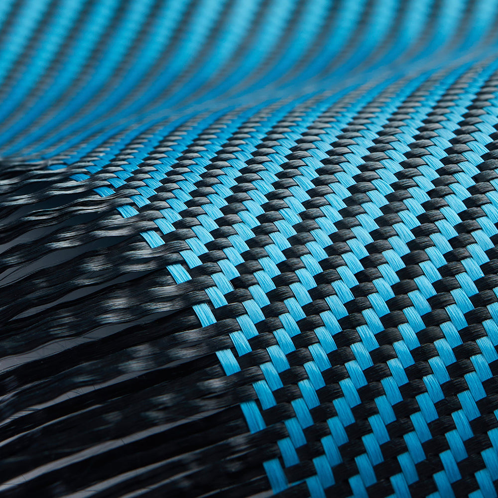 Apple iPhone 17 Pro Kılıf M-Safe Şarj Özellikli Kamera Kontrol Butonlu Aramid Fiber Pitaka Ultra-Slim Kapak Siyah-Mavi