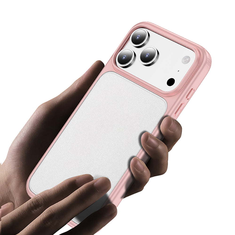 Apple iPhone 17 Pro Kılıf M-safe Şarj Özellikli Mat Arka Yüzey Wlons Lola Kapak Siyah