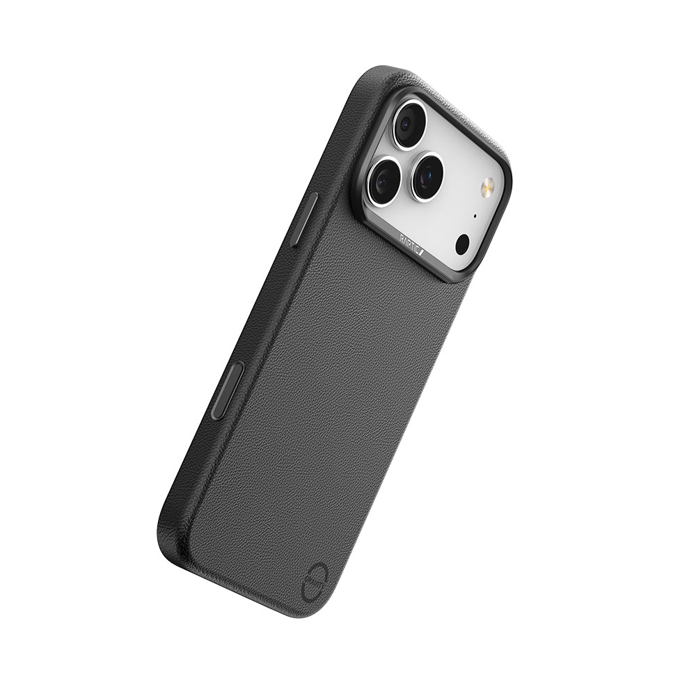 Apple iPhone 17 Pro Kılıf M-Safe Şarj Özellikli Polimerik Deri Raptic Urban Nano Kapak Turuncu