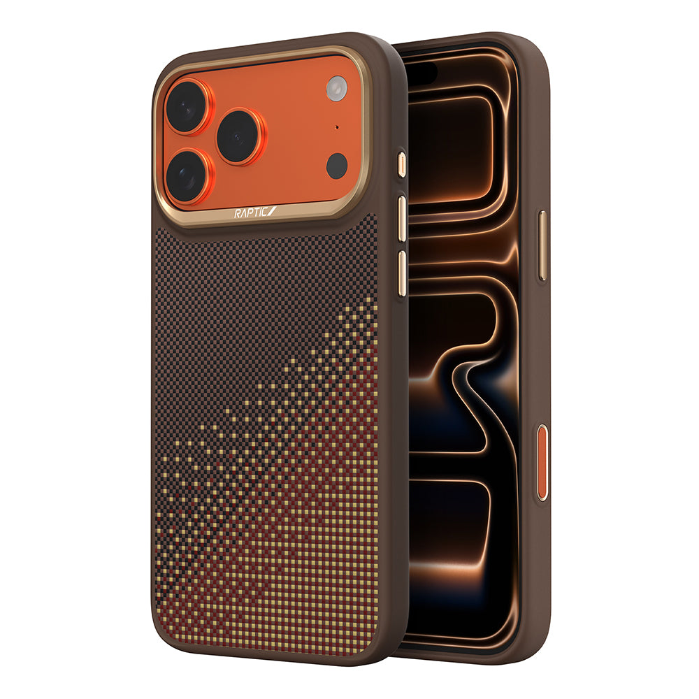 Apple iPhone 17 Pro Kılıf M-safe Şarj Özellikli Raptic Aramid Dual Serenity Serisi Kapak
