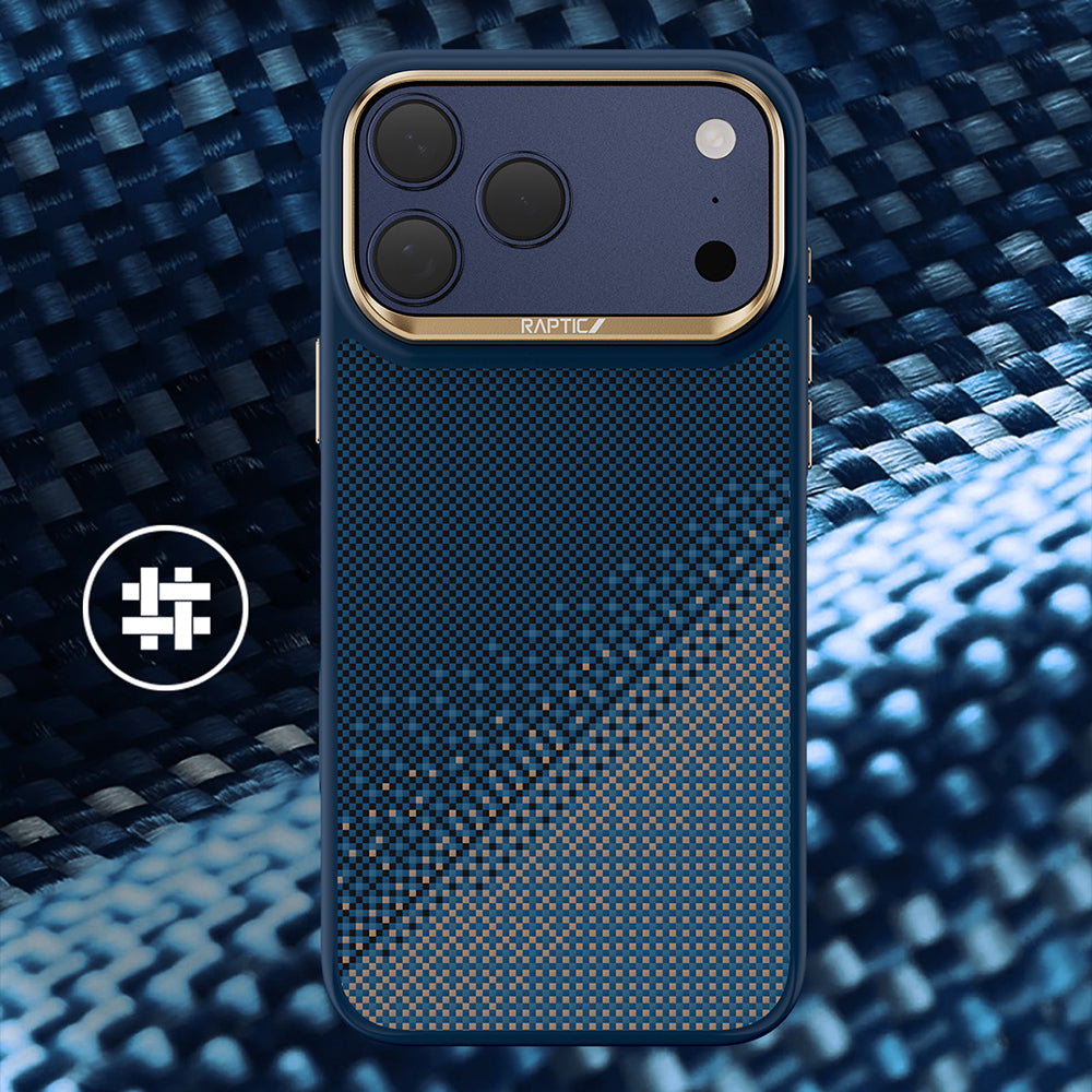 Apple iPhone 17 Pro Kılıf M-safe Şarj Özellikli Raptic Aramid Dual Serenity Serisi Kapak